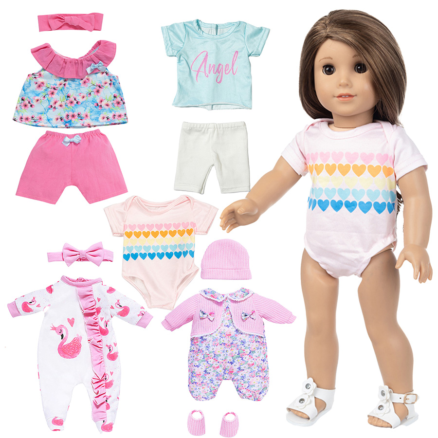 Ubranka dla lalek 18-calowych  – Baby Clothing Girls recenzja i cena